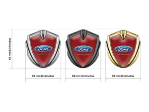 Ford Emblem Car Badge Modern Look High-End Style
